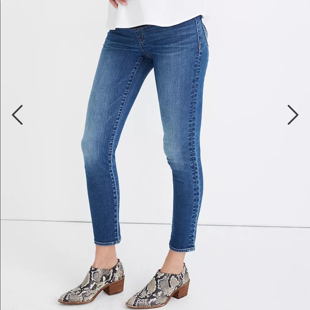 Madewell Cropped Maternity Jeans Size 28